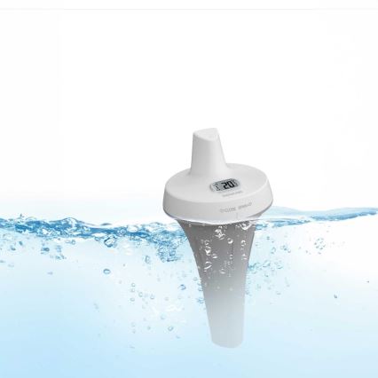 Sencor - Draadloze drijvende zwembadsensor 2xAA IPX7