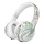 Sencor - Draadloze hoofdtelefoon met microfoon 3,7V/400 mAh groen/wit