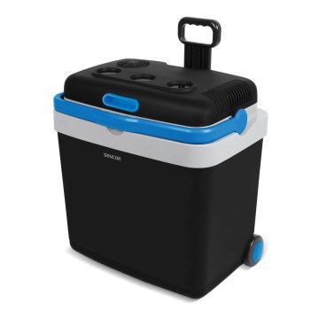 Sencor - Draagbaar car refrigerator 33 l 60W/12V/230V zwart