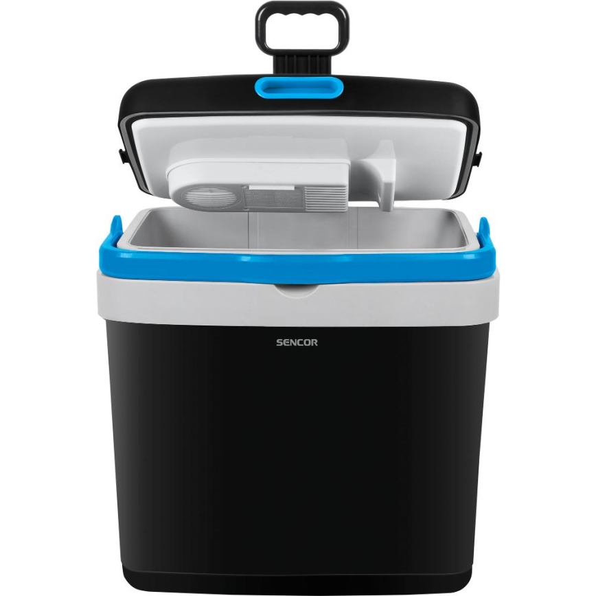 Sencor - Draagbaar car refrigerator 33 l 60W/12V/230V zwart