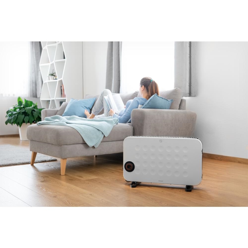 Sencor - Elektrische convector/verwarming 750/1250/2000W met thermostaat
