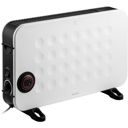Sencor - Elektrische convector/verwarming 750/1250/2000W met thermostaat