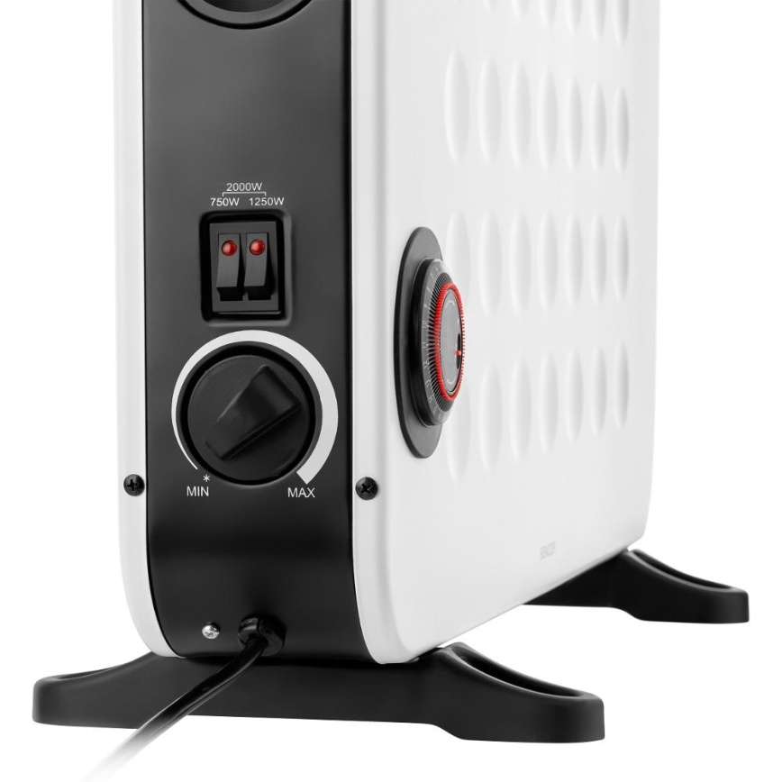 Sencor - Elektrische convector/verwarming 750/1250/2000W met thermostaat