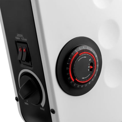 Sencor - Elektrische convector/verwarming 750/1250/2000W met thermostaat