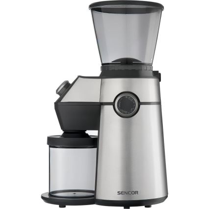 Sencor - Elektrische koffiebonenmolen 350 g 150W/230V roestvrij