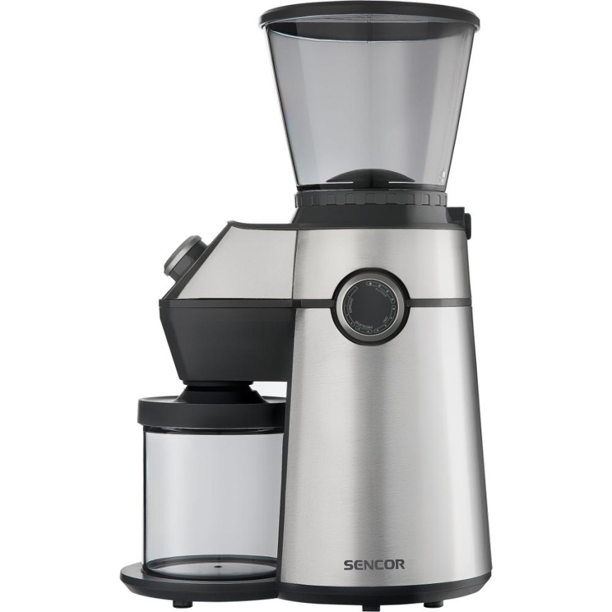 Sencor - Elektrische koffiebonenmolen 350 g 150W/230V roestvrij