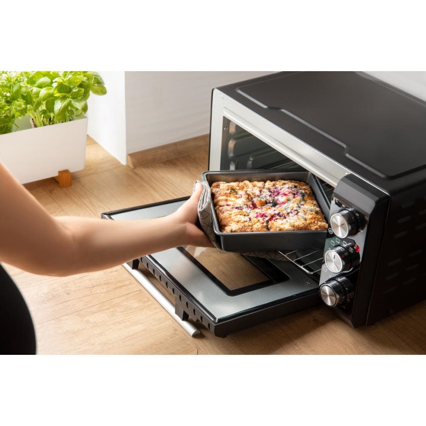 Sencor - Elektrische oven 20 l 1650W/230V zwart