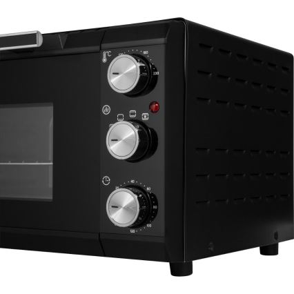 Sencor - Elektrische oven 20 l 1650W/230V zwart