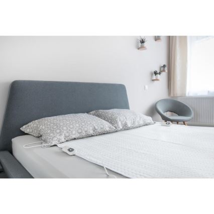 Sencor - Elektrische verwarmingsdeken voor twee personen 120 W/230 V 160 x 140 cm
