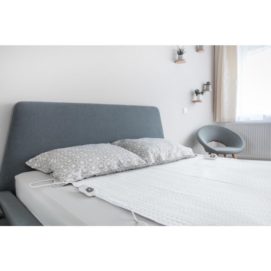 Sencor - Elektrische verwarmingsdeken voor twee personen 120 W/230 V 160 x 140 cm