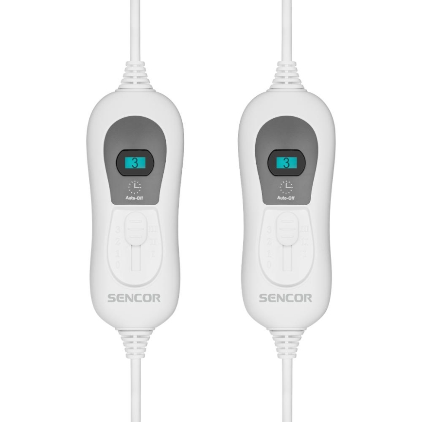 Sencor - Elektrische verwarmingsdeken voor twee personen 120 W/230 V 160 x 140 cm