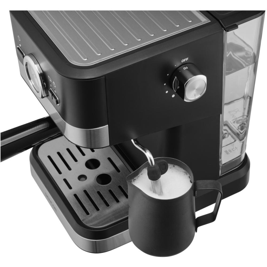 Sencor - Espressomachine met hendel 1050W/230V zwart/mat chroom