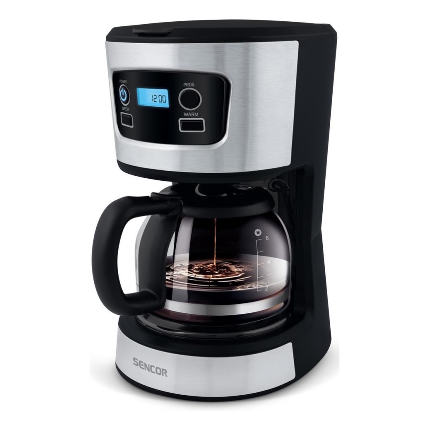 Sencor - Filterkoffiezetapparaat met LCD-display 700W/230V