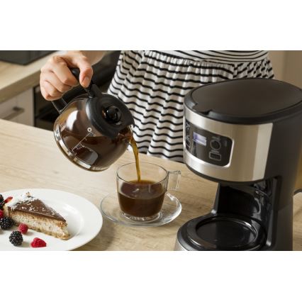 Sencor - Filterkoffiezetapparaat met LCD-display 700W/230V