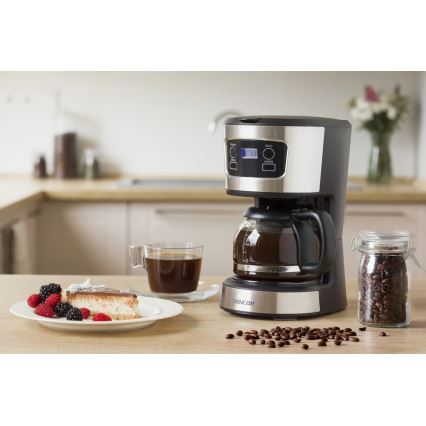 Sencor - Filterkoffiezetapparaat met LCD-display 700W/230V