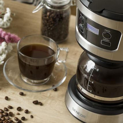 Sencor - Filterkoffiezetapparaat met LCD-display 700W/230V