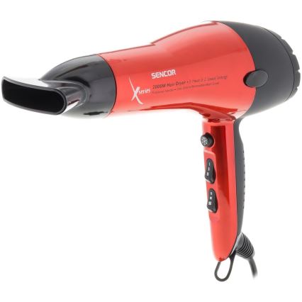 Sencor - Föhn 2000W/230V rood