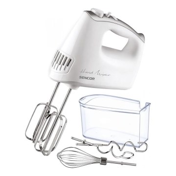 Sencor - Handmixer met accessoires 500W/230V wit