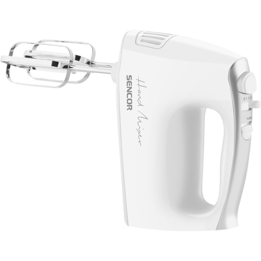 Sencor - Handmixer met accessoires 500W/230V wit