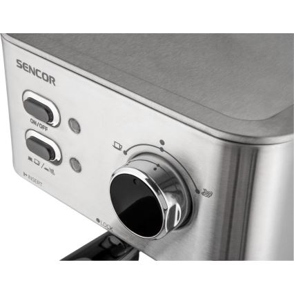 Sencor - Hendel koffiezetapparaat espresso/cappuccino 1050W/230V