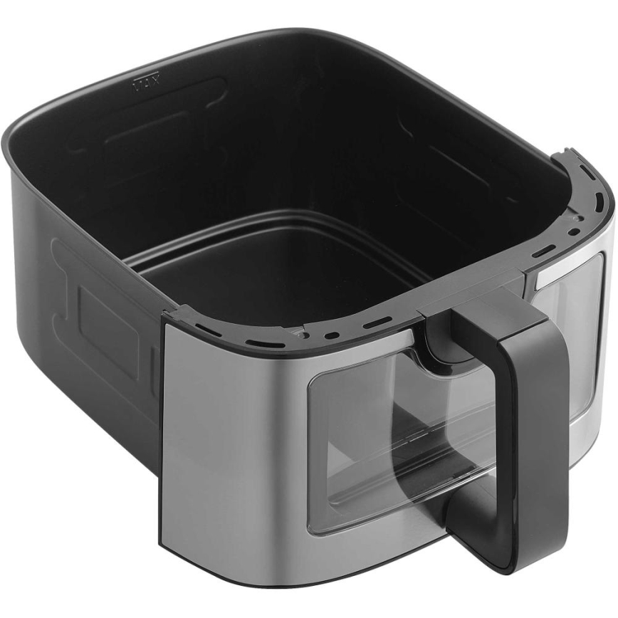Sencor - Heteluchtfriteuse 9 l 1700W/230V zwart/mat chroom