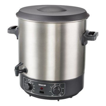 Sencor - Inmaakpan 27 l 1800 W/230 V RVS/grijs