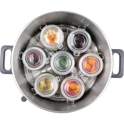 Sencor - Inmaakpan 27 l 1800 W/230 V RVS/grijs