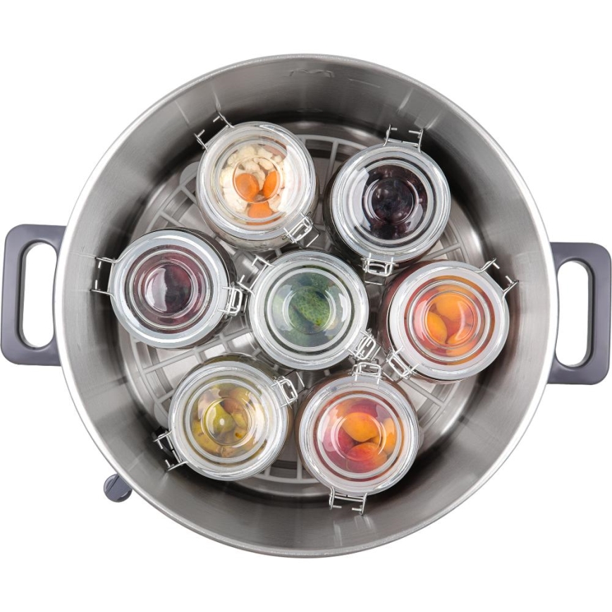 Sencor - Inmaakpan 27 l 1800 W/230 V RVS/grijs