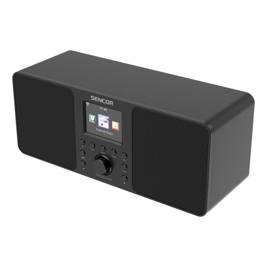Sencor - Internet radio 20W/5V Wi-Fi + afstandsbediening