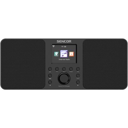 Sencor - Internet radio 20W/5V Wi-Fi + afstandsbediening
