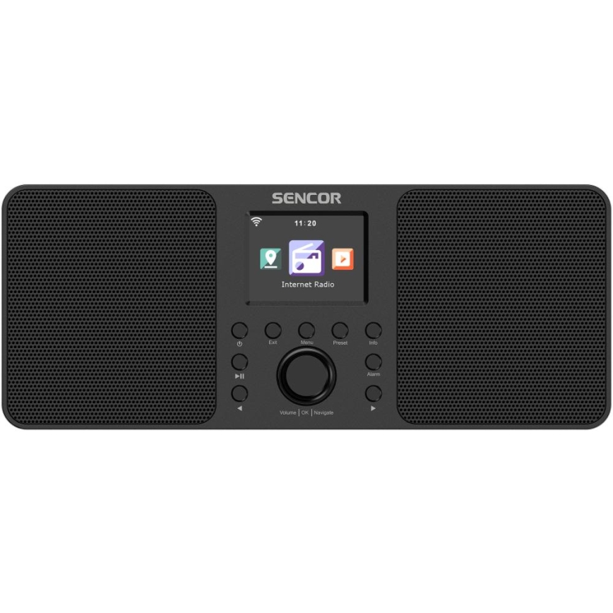 Sencor - Internet radio 20W/5V Wi-Fi + afstandsbediening
