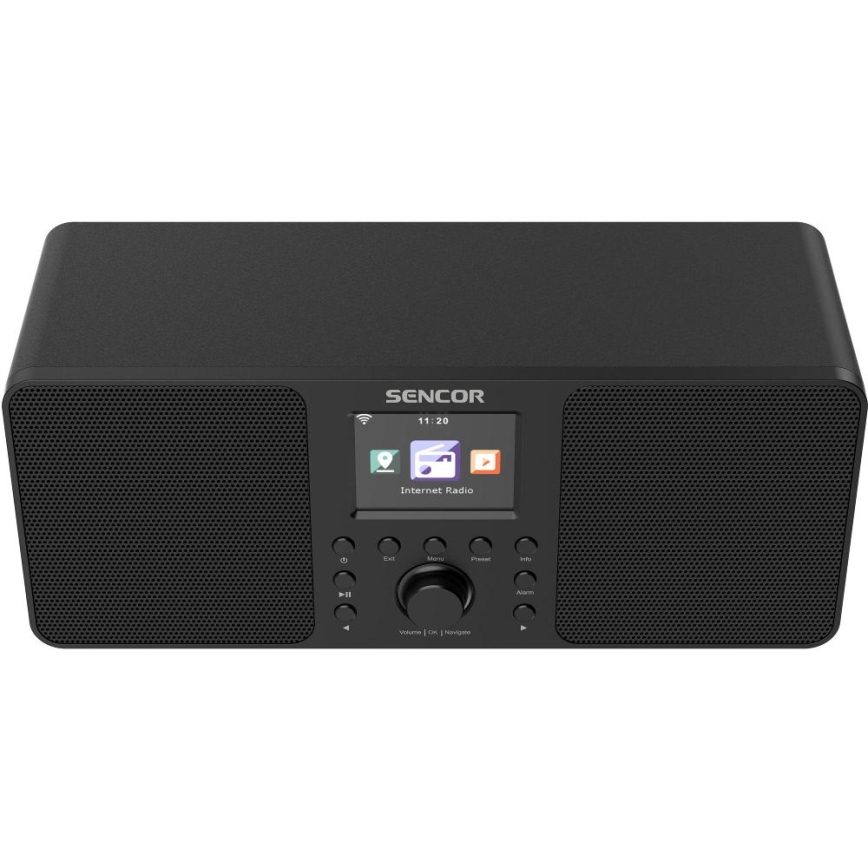 Sencor - Internet radio 20W/5V Wi-Fi + afstandsbediening