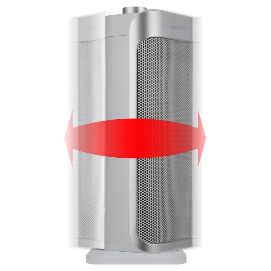 Sencor - Keramische Ventilator met Verwarming en Thermostaat 1000/2000W/230V