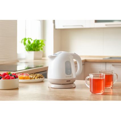 Sencor - Ketel 1 l 1100W/230V wit/roze