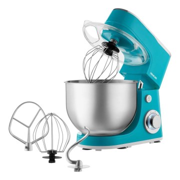 Sencor - Keukenmachine met roestvrijstalen kom 1300W/230V turkoois