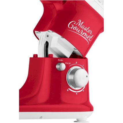 Sencor - Keukenmachine met roestvrijstalen kom 600W/230V rood