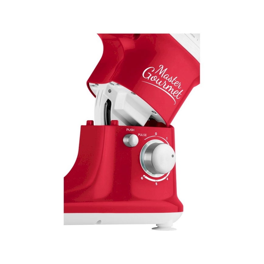 Sencor - Keukenmachine met roestvrijstalen kom 600W/230V rood