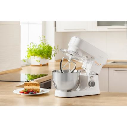 Sencor - Keukenrobot met roestvrijstalen kom 1000W/230V wit