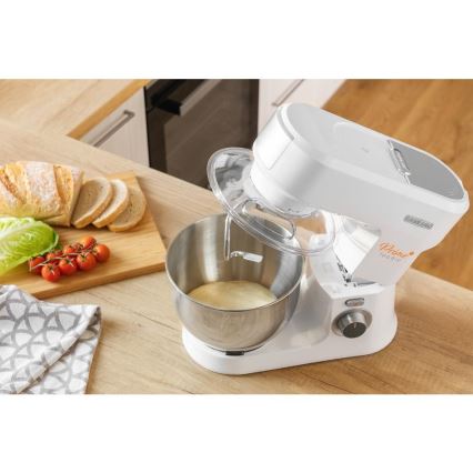 Sencor - Keukenrobot met roestvrijstalen kom 1000W/230V wit