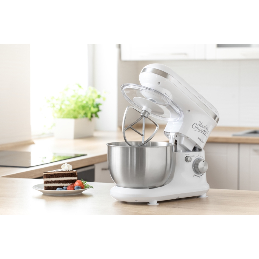 Sencor - Keukenrobot met roestvrijstalen kom 600W/230V