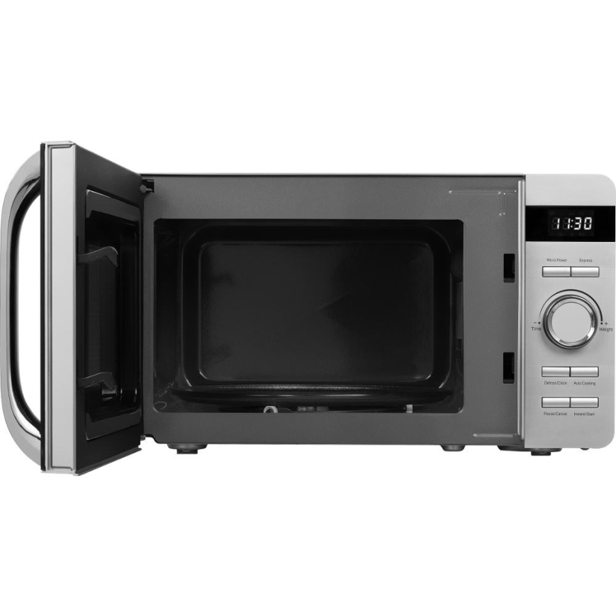 Sencor - Magnetron 800 W/230 V, 17 l, zilverkleurig