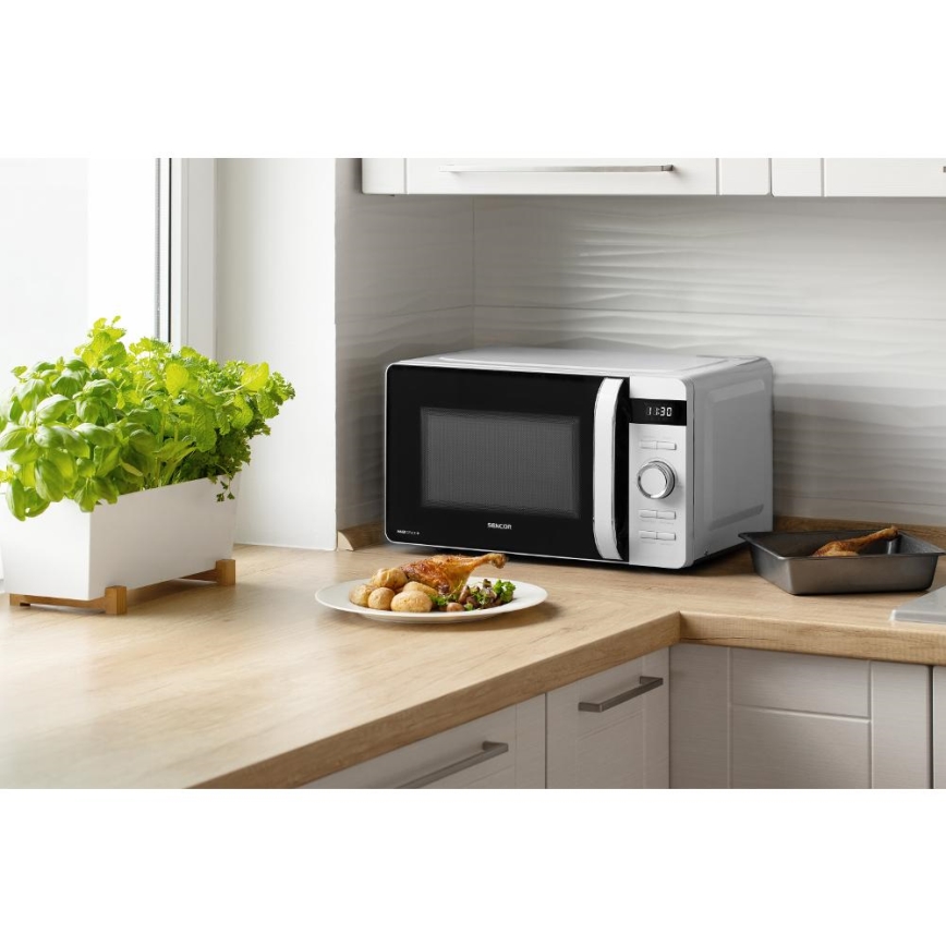 Sencor - Magnetron 800W/230V 17 l wit