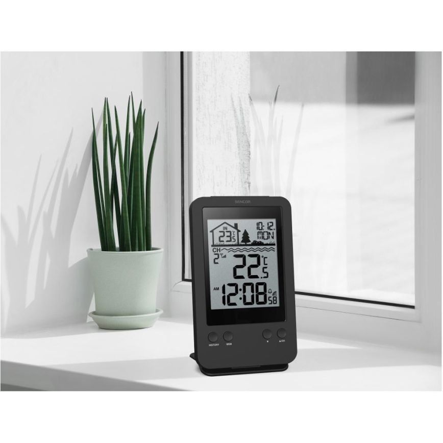 Sencor - Meetstation met draadloze drijfsensor voor zwembad 2xAA + 2xAA IPX7