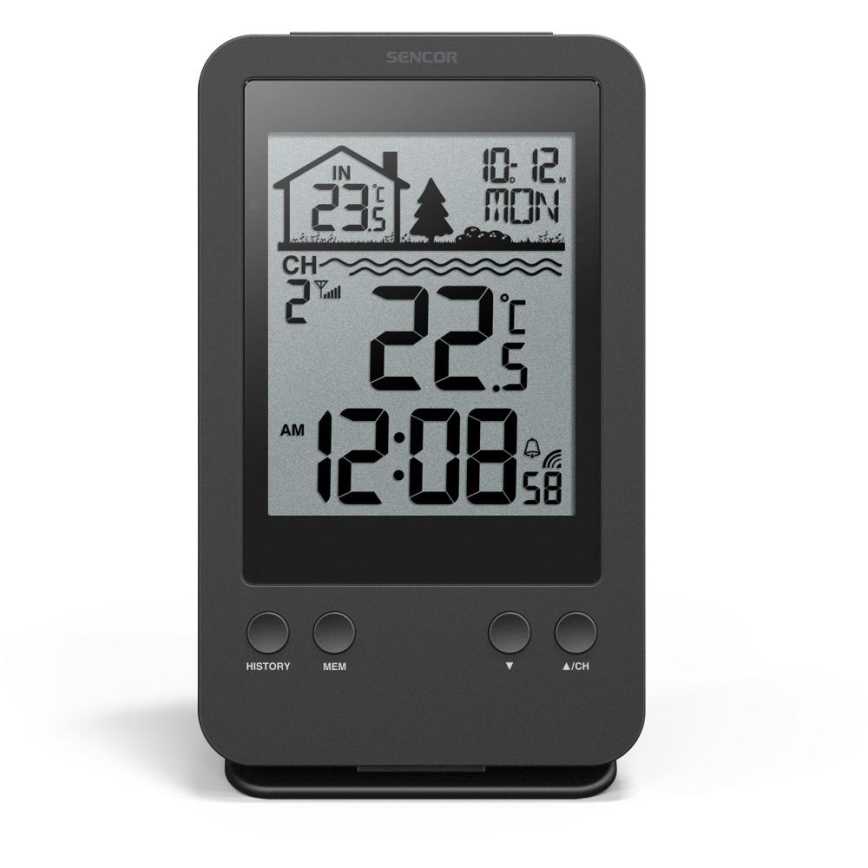 Sencor - Meetstation met draadloze drijfsensor voor zwembad 2xAA + 2xAA IPX7