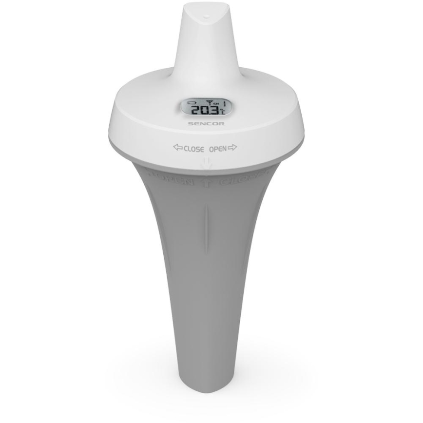 Sencor - Meetstation met draadloze drijfsensor voor zwembad 2xAA + 2xAA IPX7
