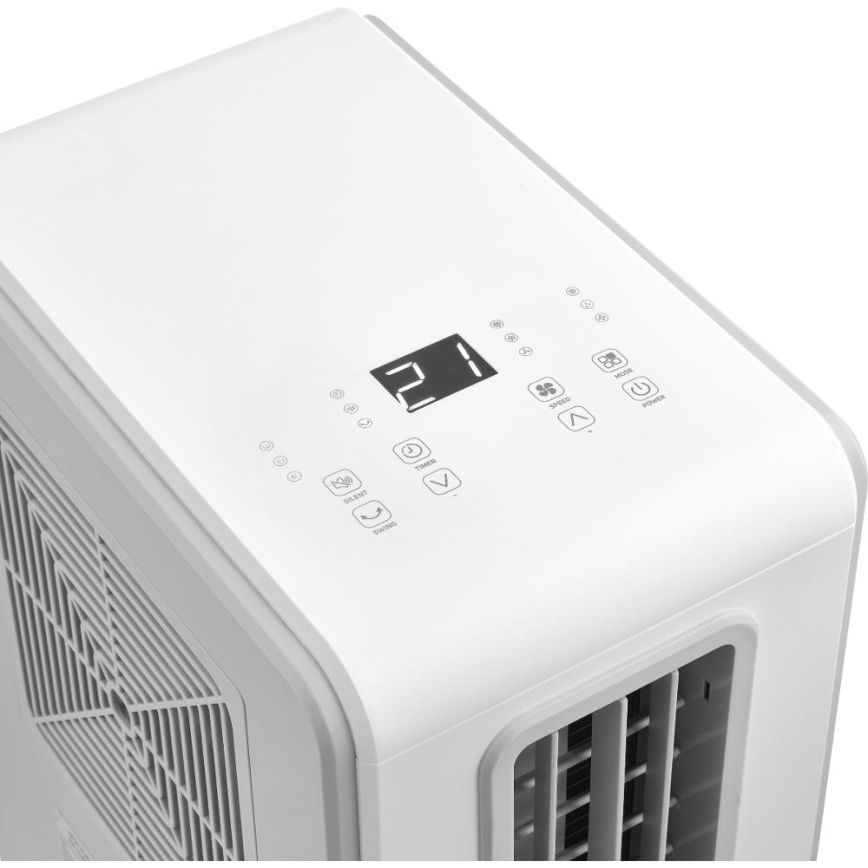 Sencor - Mobiele airco 4-in-1 200W/230V 1800 BTU wit + afstandsbediening