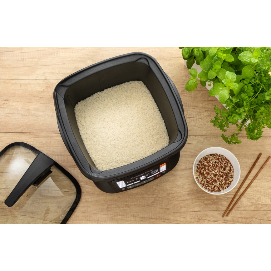 Sencor - Multifunctionele Frituurpan met Accessoires 1800W/230V 18 functies 4,8l