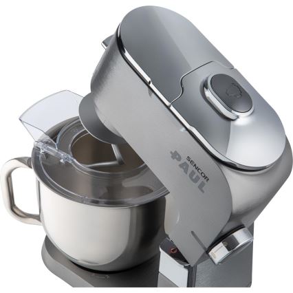 Sencor - Multifunctionele keukenrobot met roestvrijstalen kom 1500W/230V mat chroom