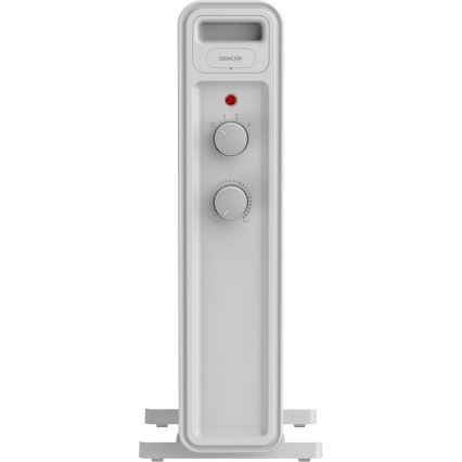 Sencor - Oliegevulde radiator, 7 ribben, 600/900/1500 W, 230 V, wit