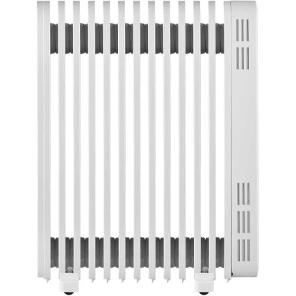 Sencor - Oliegevulde radiator met 13 ribben 1000/2500W/230V wit + afstandsbediening